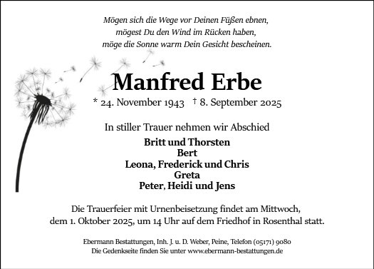 Manfred Erbe