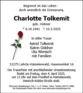 Charlotte Tolkemit