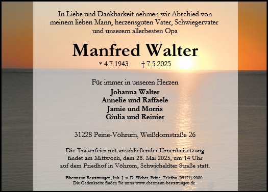 Manfred Walter