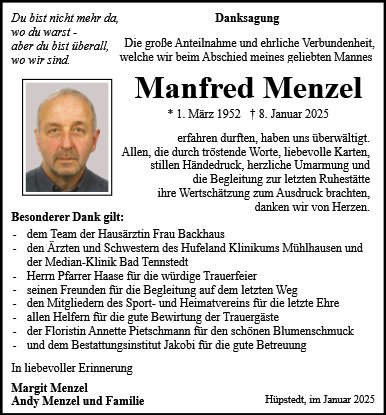 Manfred Menzel