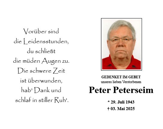 Peter Peterseim
