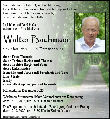 Walter Bachmann