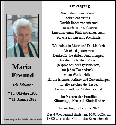 Maria Freund