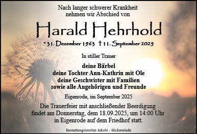 Harald Hehrhold