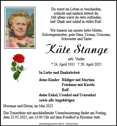 Käte Stange