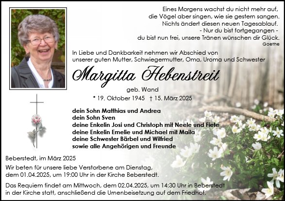 Margitta Hebenstreit