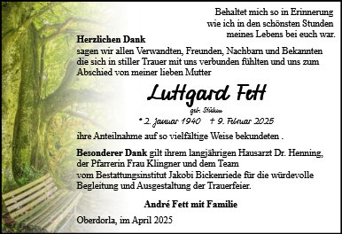Luttgard Fett