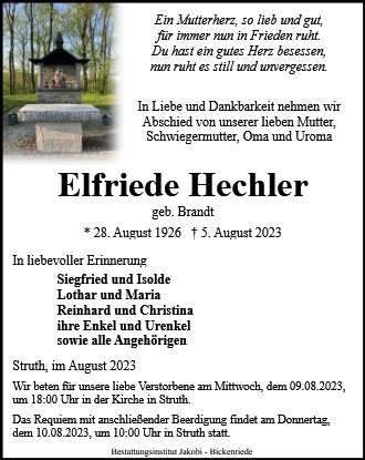 Elfriede Hechler