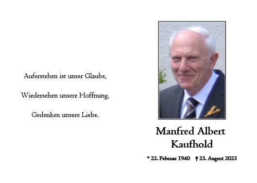 Manfred Kaufhold
