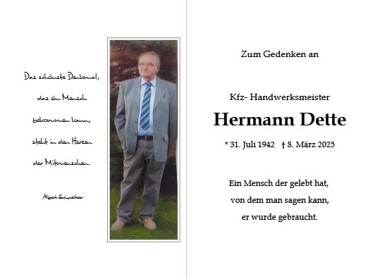 Hermann Dette