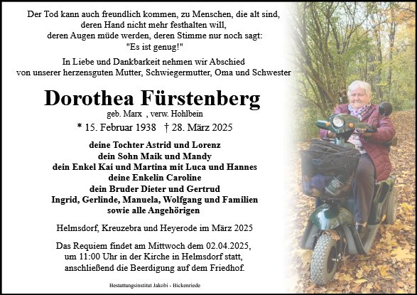 Dorothea Fürstenberg 