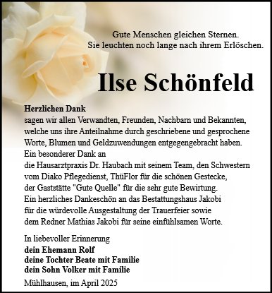 Ilse Schönfeld