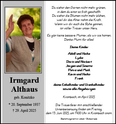 Irmgard Althaus