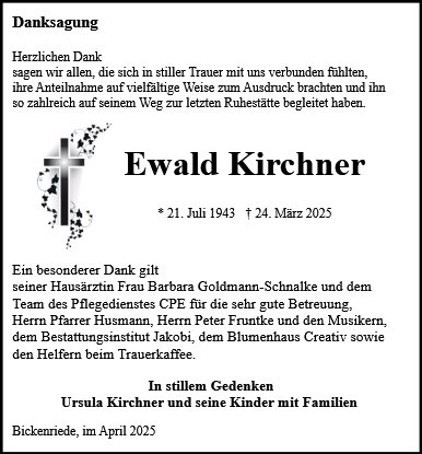 Ewald Kirchner