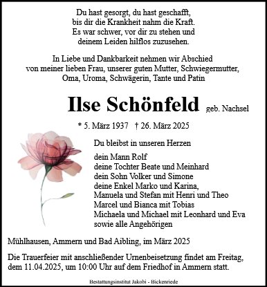 Ilse Schönfeld