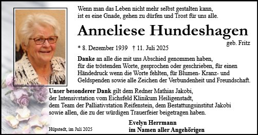Anneliese Hundeshagen