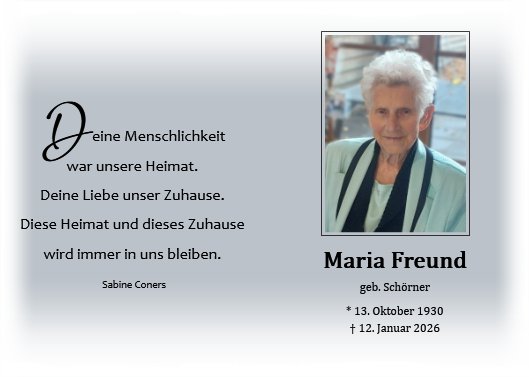 Maria Freund