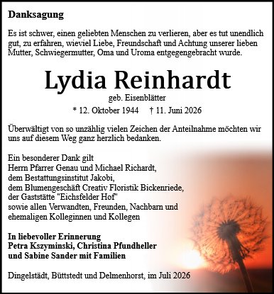 Lydia Reinhardt