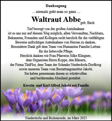 Waltraut Abbe
