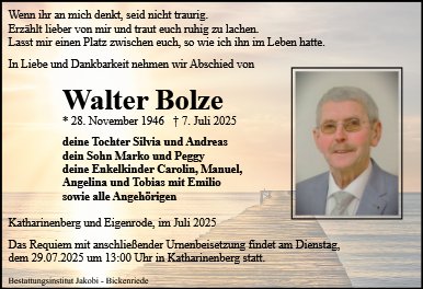 Walter Bolze