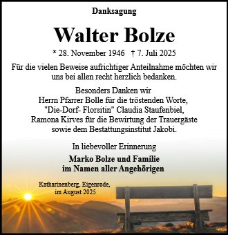 Walter Bolze