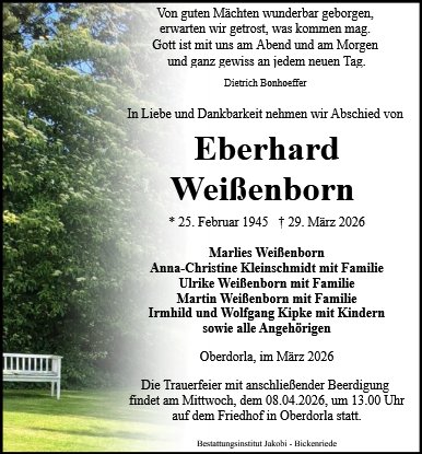 Eberhard Weißenborn 