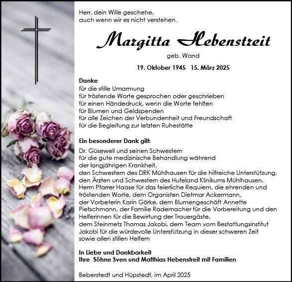 Margitta Hebenstreit