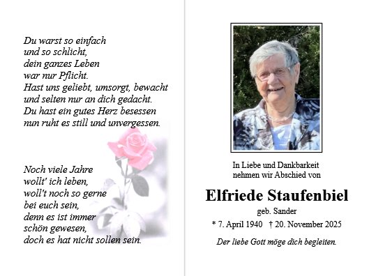 Elfriede Staufenbiel