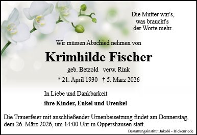 Krimhilde Fischer