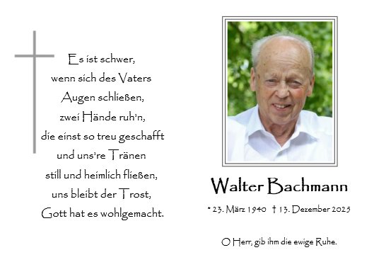 Walter Bachmann