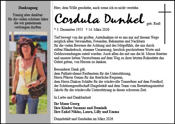 Cordula Dunkel