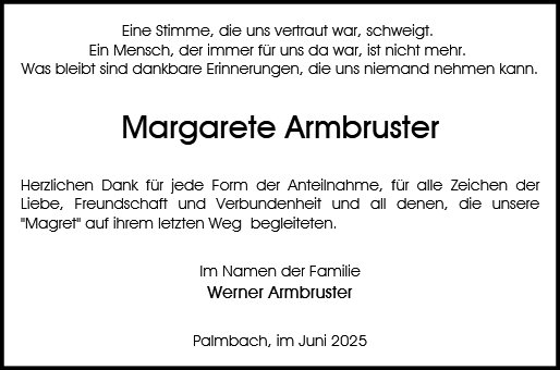 Margarete Armbruster