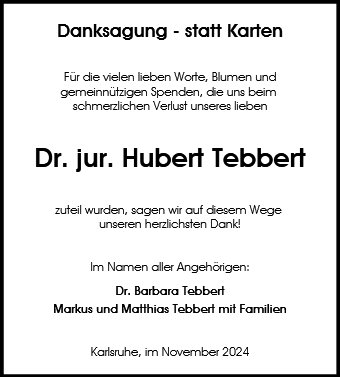 Hubert Tebbert