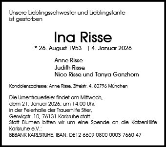 Elisabeth (Ina) Risse