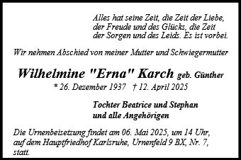 Wilhelmine Karch