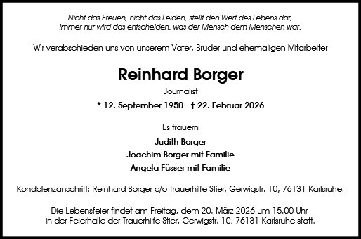 Reinhard Borger