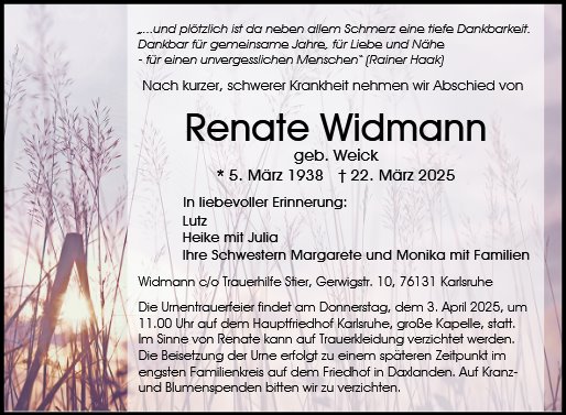 Renate Widmann