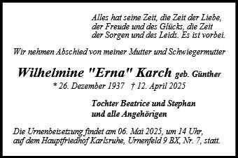 Wilhelmine Karch