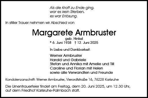 Margarete Armbruster