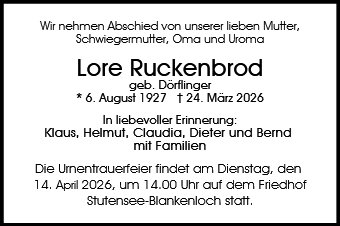 Lore Ruckenbrod