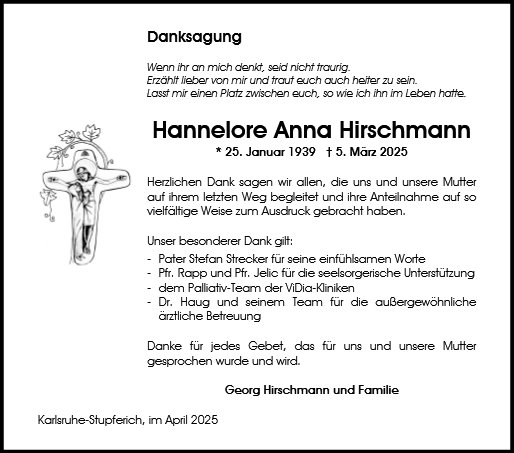 Hannelore Hirschmann
