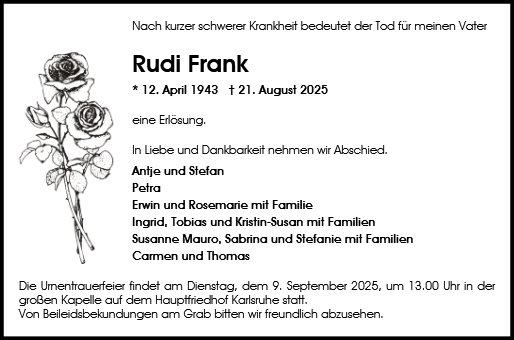 Rudi Frank