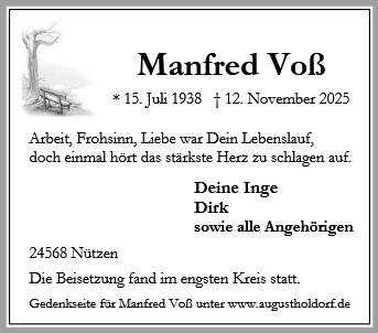Manfred Voß