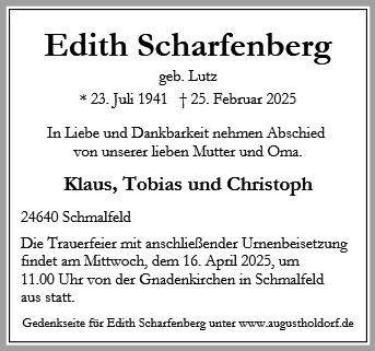 Edith Scharfenberg