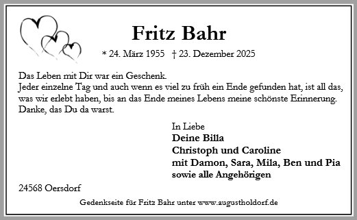 Fritz Bahr