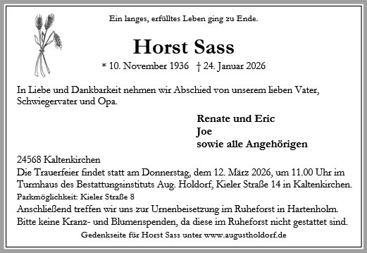 Horst Saß