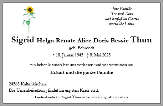 Sigrid Thun