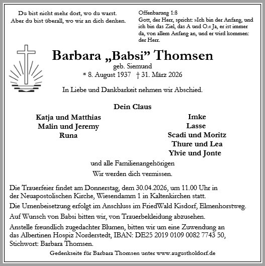 Barbara Thomsen