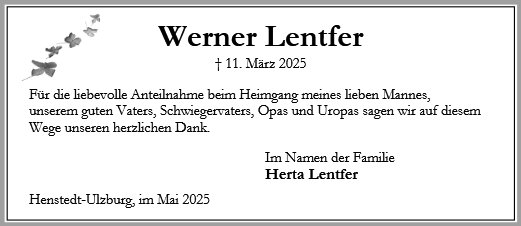 Werner Lentfer