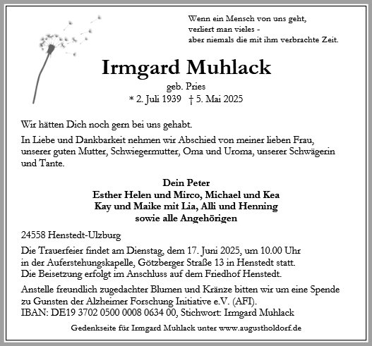 Irmgard Muhlack